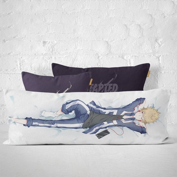 

boku no hero academia anime characters ochako uraraka & midoriya izuku dakimakura my hero academia asui tsuyu body pillowcase