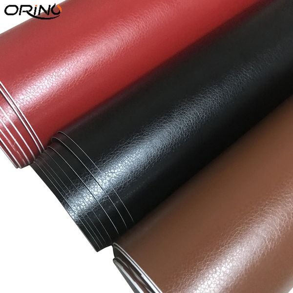 2019 Black Red Brown Beige Leather Grain Texture Vinyl Car Wrap Sticker Decal Film Sheet Self Adhesive Interior Car Sticker From Orinotech 4 17