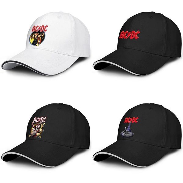 

acdc angus guitar rock band fashion baseball sandwich hat design personalized truck driver cap angus devil horn funny ac dc to in, Blue;gray