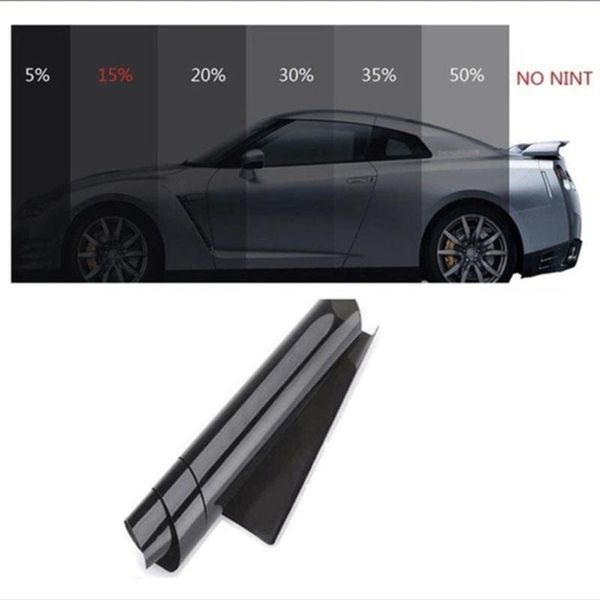 

black car window tint film roll auto car house window glass tinting sticker film solar uv protection curatin 50x600cm