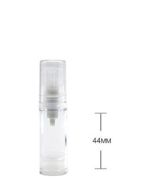 

5ml 10ml airless bottle clear and plastic lotion sub-bottling with pp vacuum pump serum bottle samll sample bottles and packaging bottles
