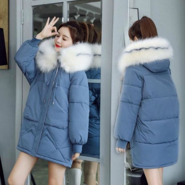 

winter womens designer down jackets brand parkas for womens down coats luxury hooded thick female jackets 6 colors optional size m-3xl, Black