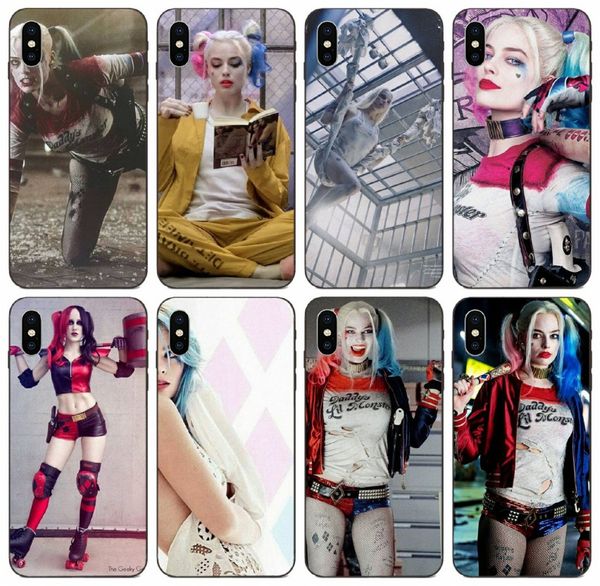

[tongtrade] new harley quinn marvel comics case for iphone 11 pro x xs max 8 7 6s 6p 5s 5p galaxy a80 a8s a9 huawei p8 htc m9 plus tpu case