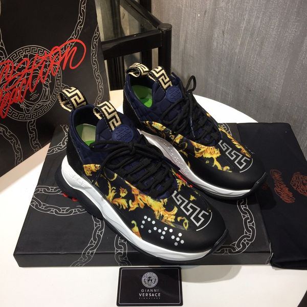 

new style luxury fashiondesigner women's men's party casual shoes sports basketball shoes triple platform vintage brand size 35-46, Black