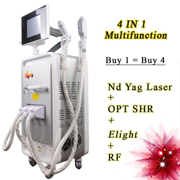 

shr ipl machine permanent hair removal q switch nd yag laser machine tattoo removal radio frequency device, Black