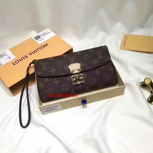 

m58102 new womens brown wallet fashion clutch wallets purse mini clutches exotics evening chain belt bags