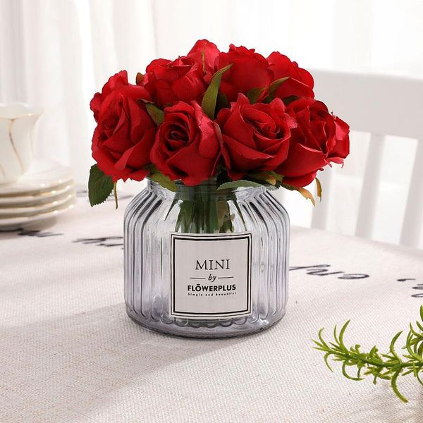 

soledi cloth creative bouquet home diy room beautiful artificial flowers garlands party 12 heads garden wedding decor