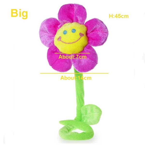 

plush stuffed toys artificial plants for baby bed decorative toy curtain clip sunflower 8 colors children's birthday gift