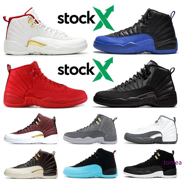 

2019 new arrival fiba 12 12s basketball shoes men game royal gym red winterized bulls flu game designer mens trainers sports sneakers