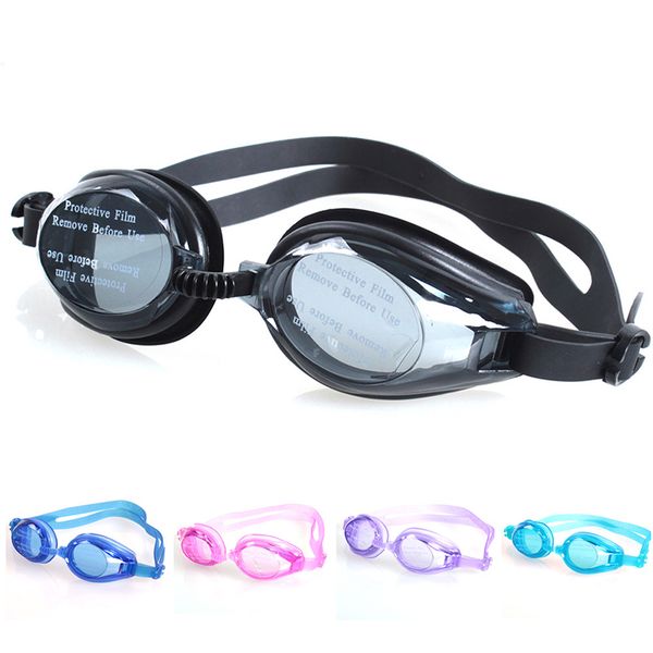

new adjustable goggles swimming glasses anti-fog uv protect children waterproof silicone mirrored swim eyewear