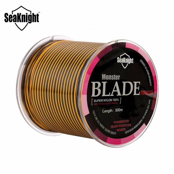 

seaknight brand 500m 2-35lb nylon fishing line multi-color monofilament japan material jig carp wire fishing linha pesca