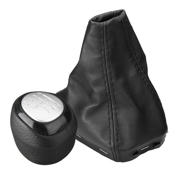

5/6 speed car manual gear shift knob shifter lever gaiter boot cover for saab 9-3 2003-2012 auto gear shift collars pu leather