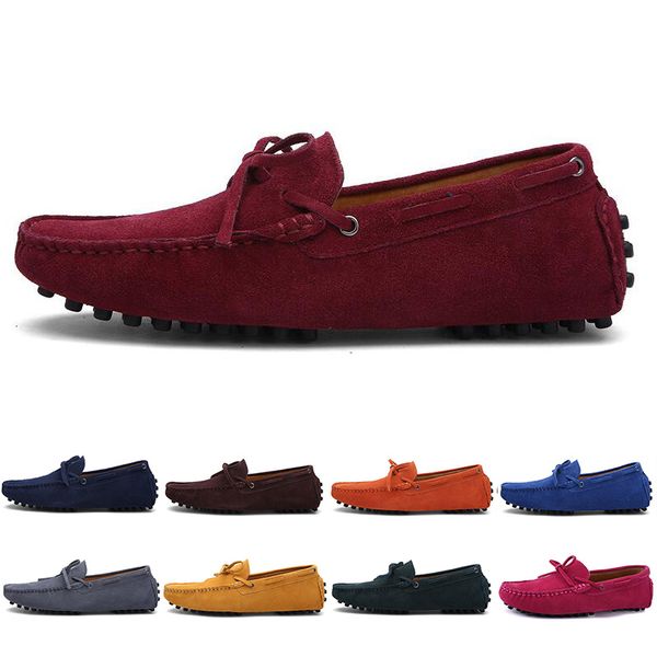 

2020 дизайнер роскошные эспадрильи мужчины женщины повседневная обувь черный красный желтый мокасины плоские замши скольжения на мода мужски