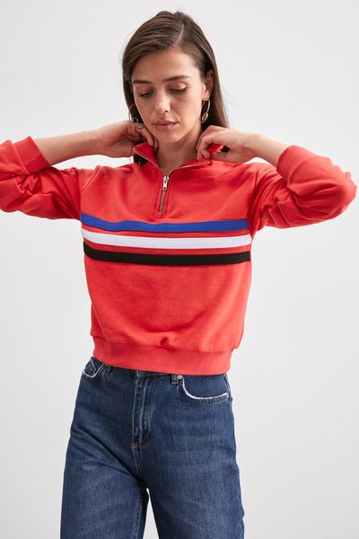 

trendyol knitted sweatshirt twoaw20sw0796, Black