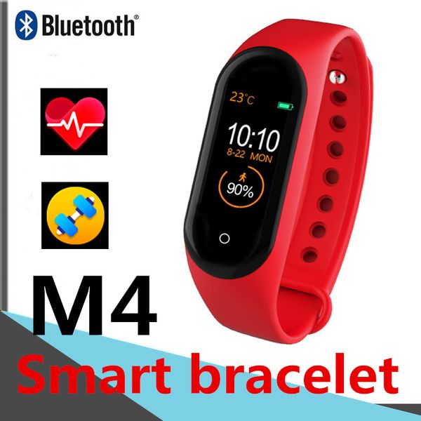 

нового m4 смарт спорт браслет часы группа bluetooth водонепроницаемого сердечный ритм артериального давление открытой полосы moving обмен ин