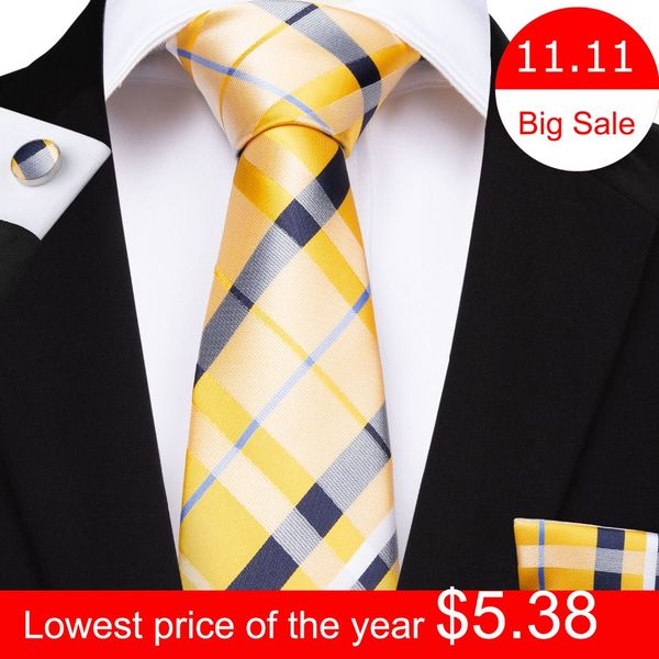 

160cm length 8 styles plaids ties yellow pink red blue hanky cufflinks sets men's silk tie for men 8.5cm tie wedding groom crava, Blue;white