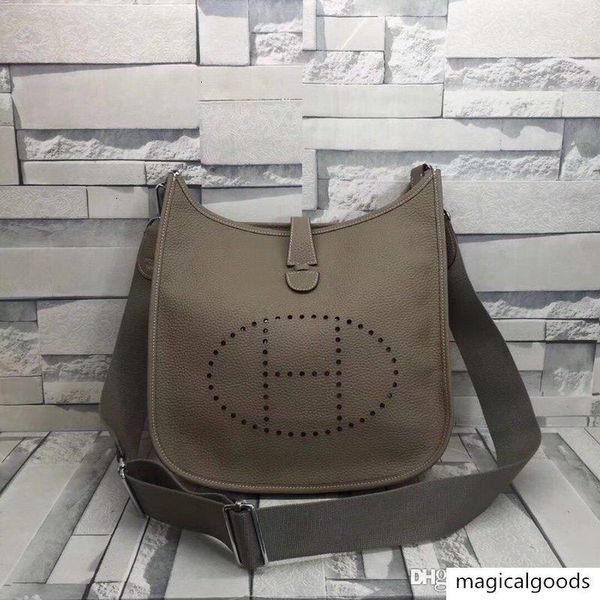 

handbag shoulder bag metal hardware large capacity leather canvas production printing evelyne a11 11 andevelynea