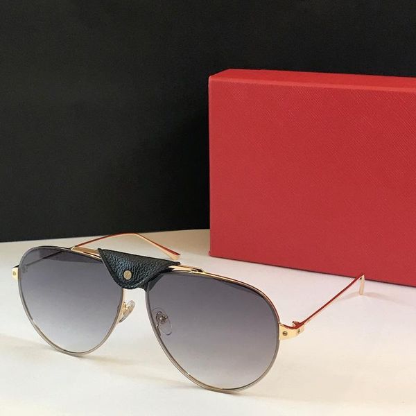 

luxury mens designer sunglasses vintage aviator gold frame women luxury designer sunglasses zonnebril brand designer men rimless glasses, White;black