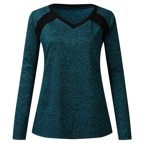 

women's casual long sleeve sport yoga cool workout t-shirt ladies new fashion autumn sport tight running shirts tunic, Black;red