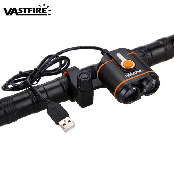 

usb port front bike headlight 1600lm 2xt6 led bicycle light 4 modes cycling lamp bike accessories