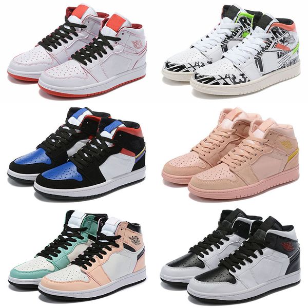 

jumpman 1 og баскетбол обувь мужские чикаго 1s дизайнерская обувь 6 кольца атлетики кроссовки разводят toe тренеры женщины mid новая любовь