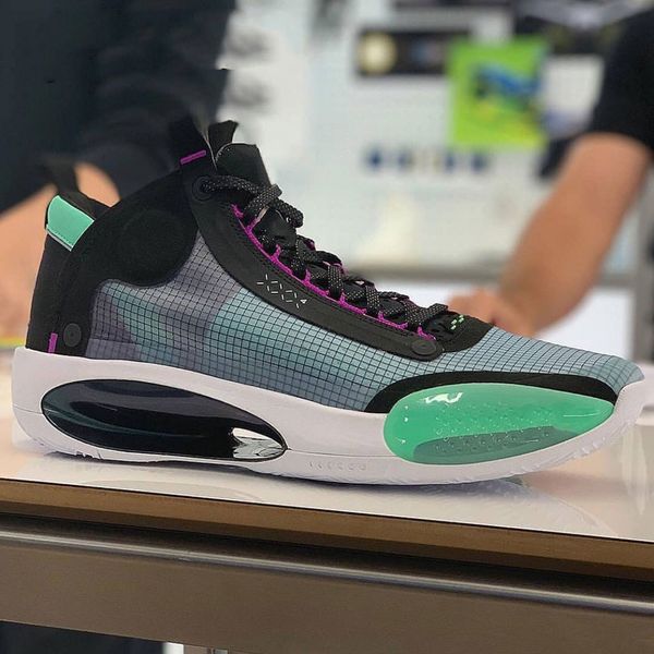 

new arrivel fashion mens basketball shoes 34 xxxiv blue void 34s eclipse sports sneakers trainers athletic size us 7-12 ing