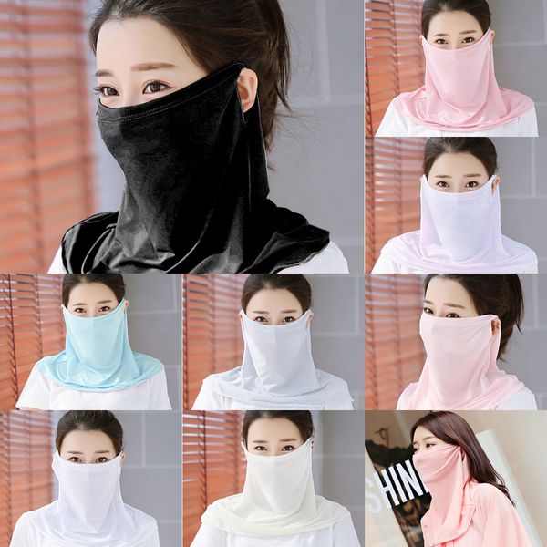 

wc6lf liva style punk mask printed headband bandana scarf multifunctional seamless face girl tube ring scarf men women, Black