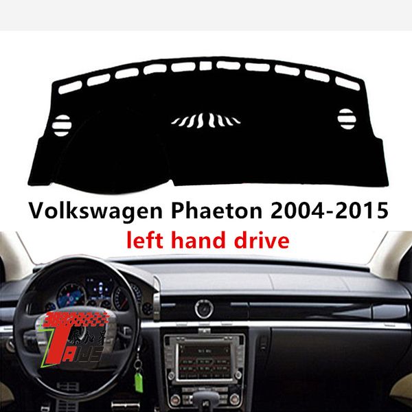 

taijs left hand drive car dashboard cover for phaeton 2004-2015 protective dacron auto dashboard mat for phaeton