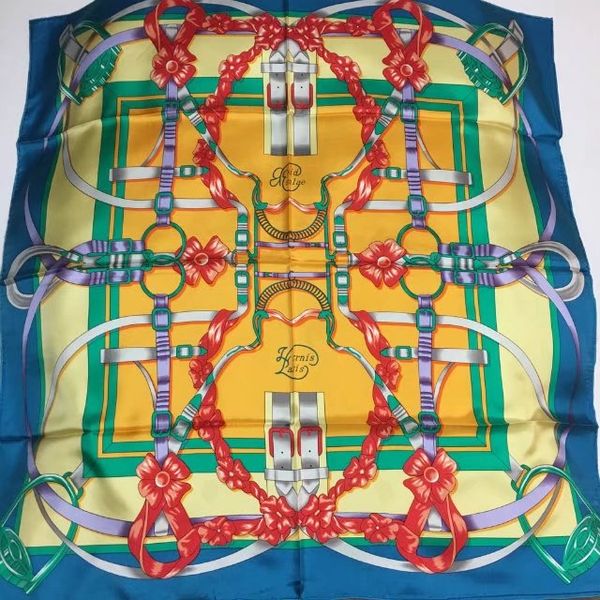 

wholesale- design women's square scarves 100% silk material print pattern for lady size 90cm *90cm, Blue;gray