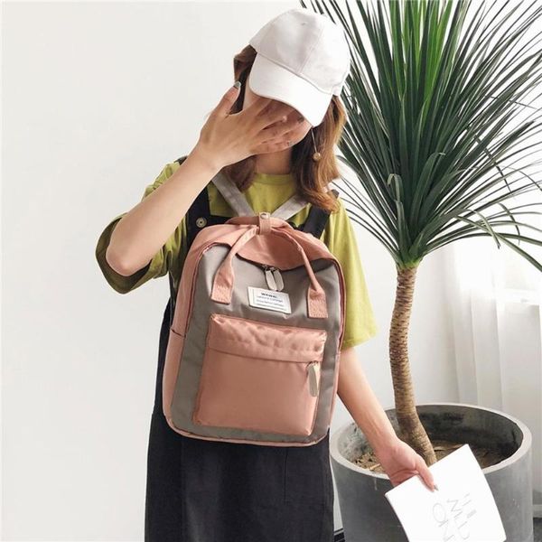 

new fashion backpacks classic delicate nylon women backpack casual shoulder schoolbag large capacity student knapsack