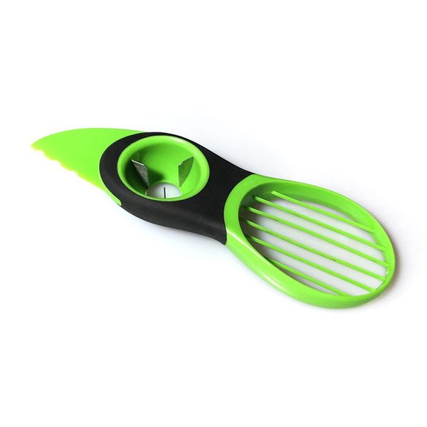 

multifunction creative abs avocado cutter peel pulp separator kitchen vegetable tool slicer avocado knife for cutting avocado fruit vegeta