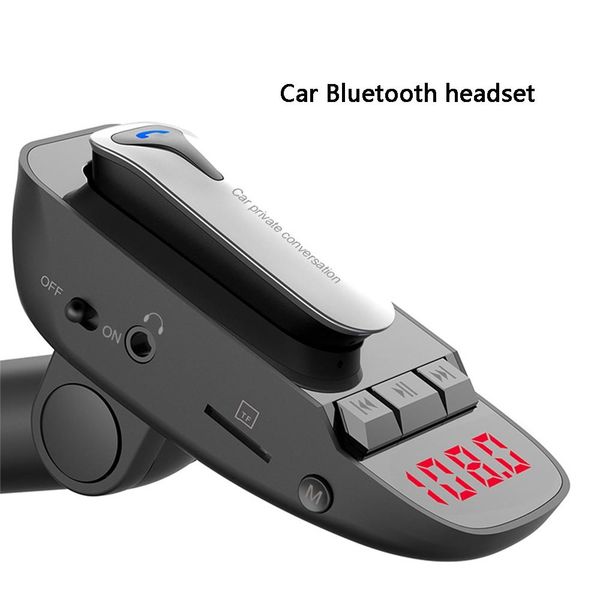 

car bluetooth mp3 music player wireless car 12-24v headset fm transmitter support bluetooth wireless car bluetooth mp3 player
