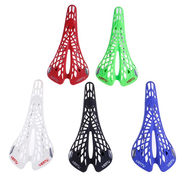 MTB Mountain Bike Saddle PU Leather Bicycle Seat Antishock Comfort