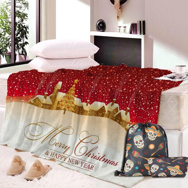 

dropship fleece deken blanket christmas cartoon mantas para sofa decorativa fur throw blanket frazadas de cama de invierno