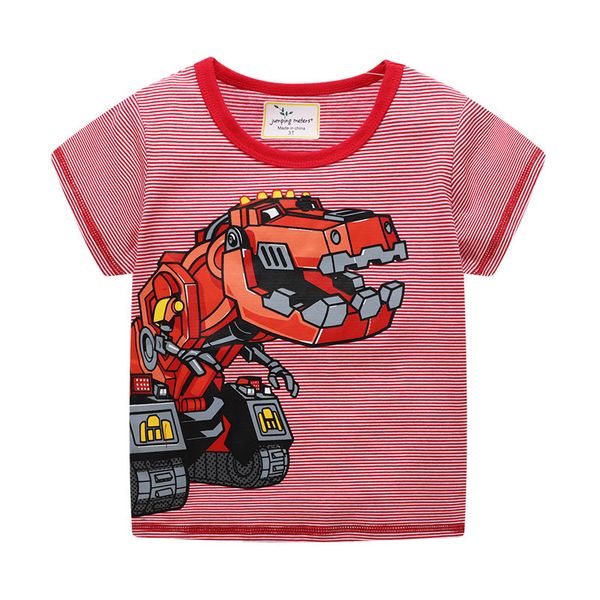 

kids clothes boys 2-7 cotoon tees baby t shirt cartoon stripes cute printed summer children clothes, Blue