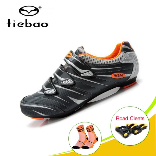 

tiebao shoes road bike for ladies men cycling shoes road bikes cleats auto-lock breathable men's bicycle outdoor sneakers, Black