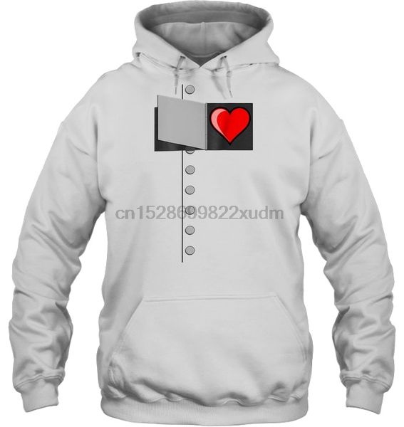 

men hoodie tin man heart halloween costume version women streetwear, Black