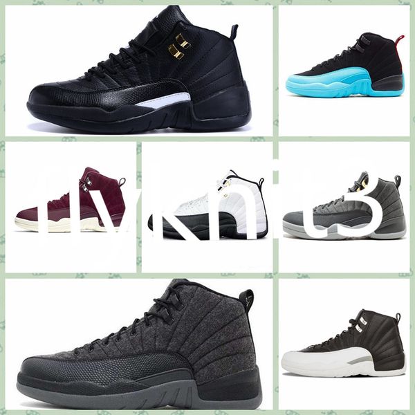 

j012ha 12 12s ovo white gym red wntr the master outdoor shoes men taxi flu game french blue cny sneakers