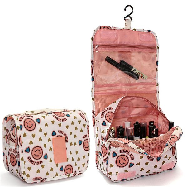 

portable travel toiletry hanging wash makeup cosmetic case folding organizer bags