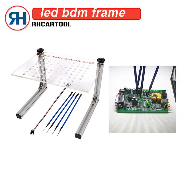 

new led bdm frame programmer full set for kess / ktag / fgtech galletto bdm100 ecu chip tuning tool for car with 4 probe pens