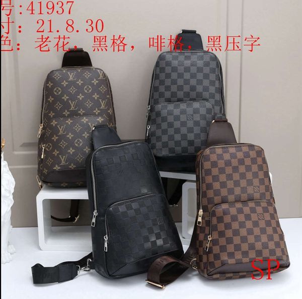 

fashion brand chest bag womens cross body mens luxury shoulder bag 4 patterns check pattern casual q b105609z
