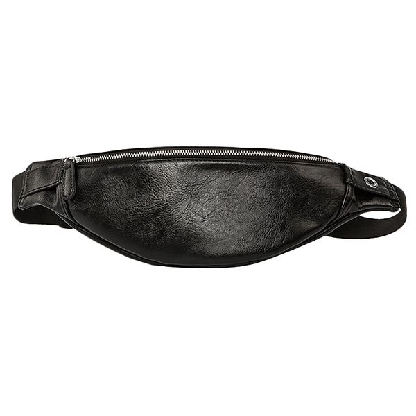 

luxury leather fanny pack men waist bag fashion adjustable belt bag male heuptas bum banana banana sac