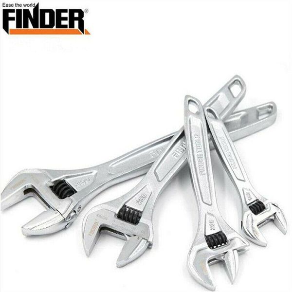 

adjustable spanners/wrenches 6/8/10/12/15" multi-function wrench/spanner metric crv chrome vanadium steel surface treatment chrome plat