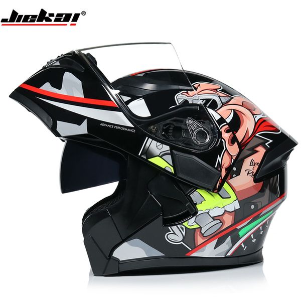 

jiekai мотоциклетный шлем мотоцикл мотокросс мото шлем crazy dog scooter езда анфас шлем casco мотокросс capacete