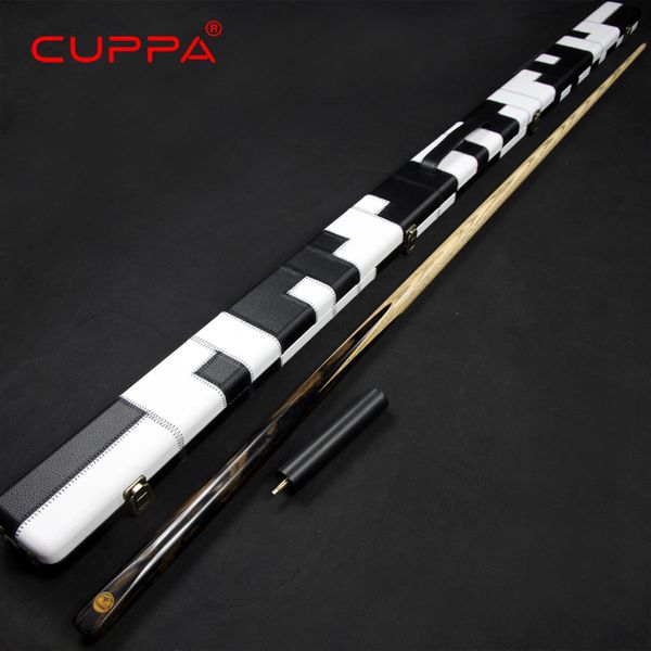 

new cuppa one piece snooker cue stick with case 5a north america ash billiard stick 9.8mm/11.5mm tip billiard cue snooker