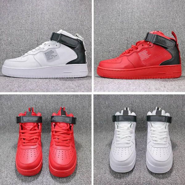 

Update Letter 07 High Skateboard Shoes 1s Black Red White Fashion Designer Mens Women Casual Basketball Shoe With Double Box