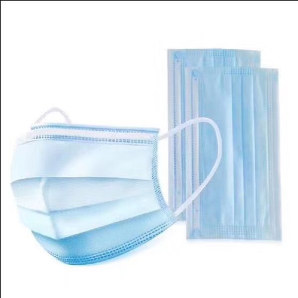 

2020 3 layers disposable face masks dustproof mask facial protective cover masks set anti-dust mask dhl sale