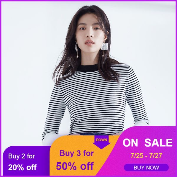 

metersbonwe 2019 cotton knitted sweater women pullovers turtleneck autumn winter basic women sweaters korean style slim fit, White;black