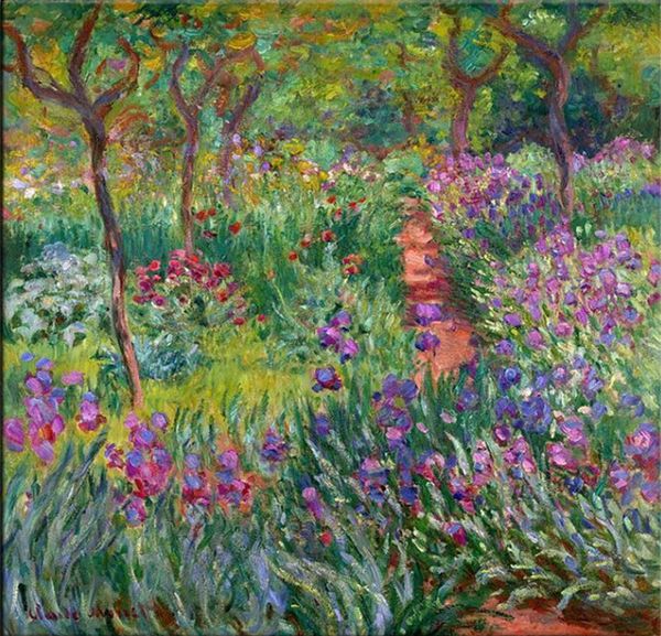

claude monet bilder - irisgarten in giverny home decor handcrafts /hd print oil painting on canvas wall art canvas pictures 200106