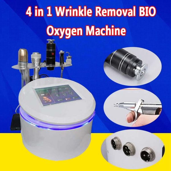 

2019 4in1 radar line carving tender skin lifting ,bio cavition cold hammer oxygen facial deep cleansing oxygen jet peeling machine
